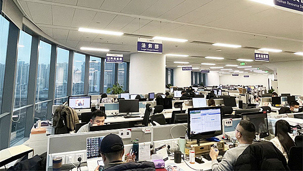 风车动漫办公环境